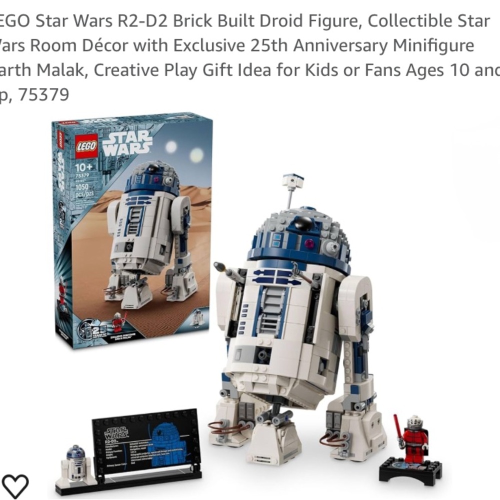 LEGO Star Wars R2-D2 Brick Built 753379 BRAND NEW